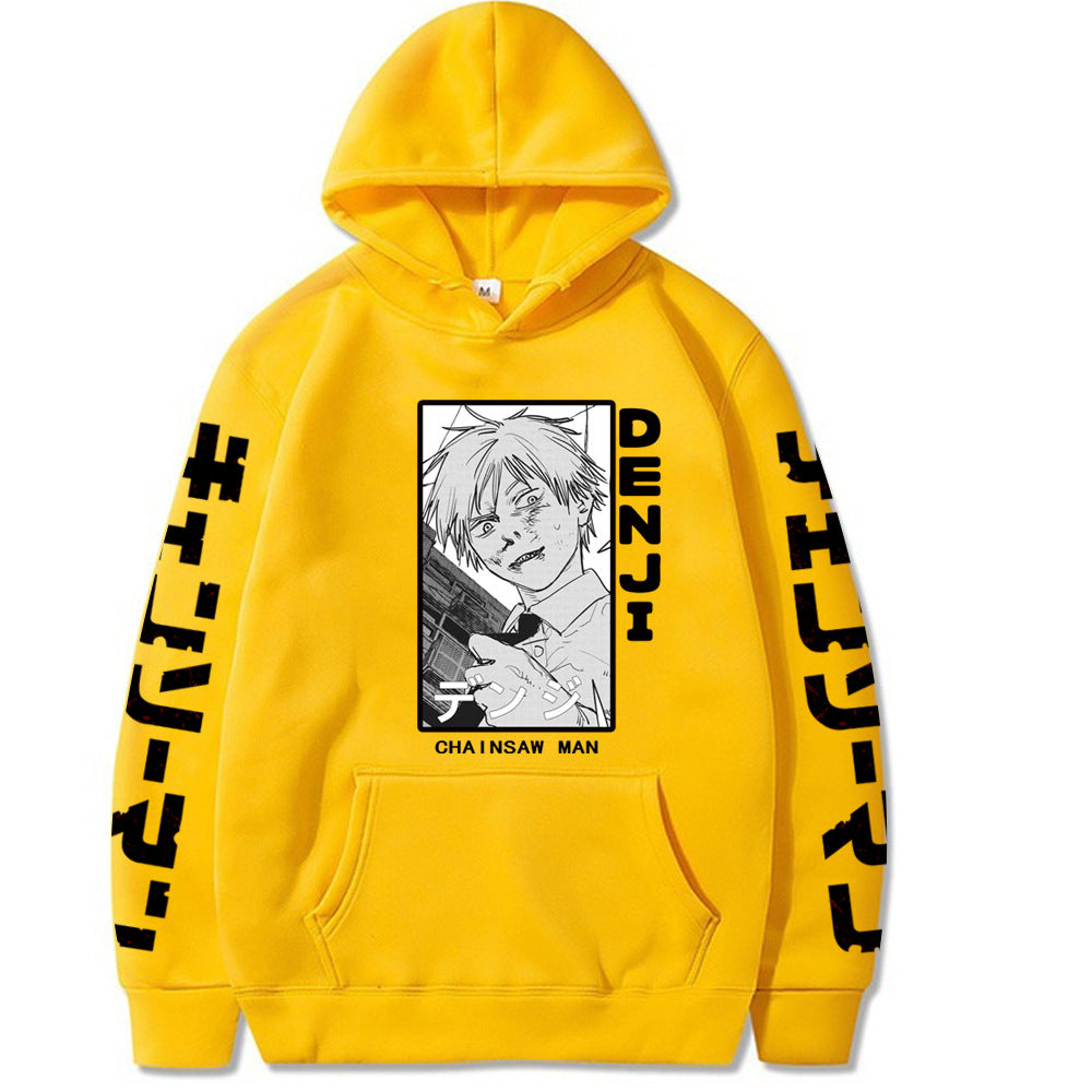 Chainsaw Man Printed Hooded Sweatshirt