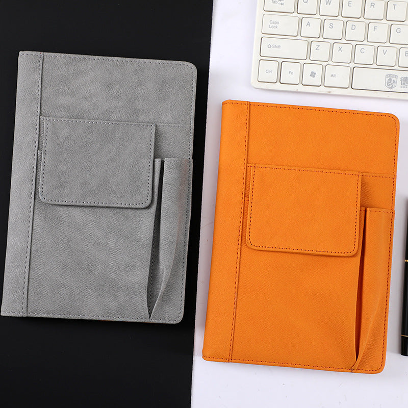 Notepad Multi-functional Pocket Planner Cloth Texture PU Leather Stationery Notebook