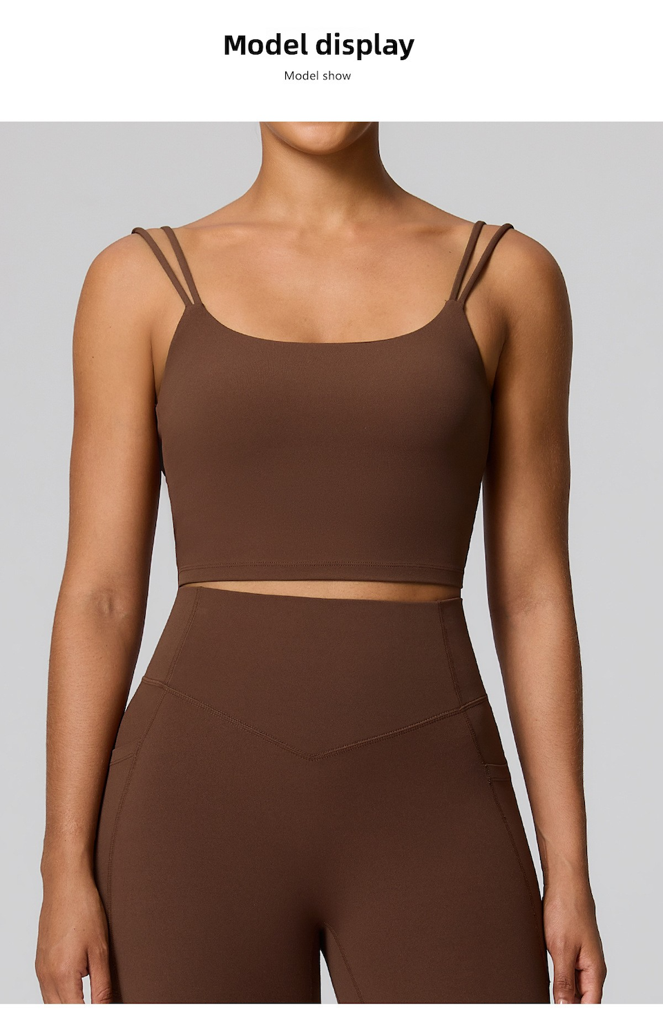 Brassière de Sport Dos Ouvert Anti-choc - Yoga & Running