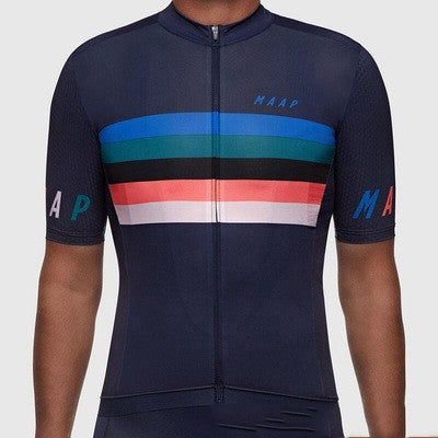 Short-sleeved Cycling Jersey Summer Cycling Jacket Straps