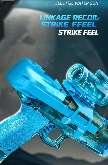 Pistolet à Eau Électrique Tir Continu - Recul Pulsé