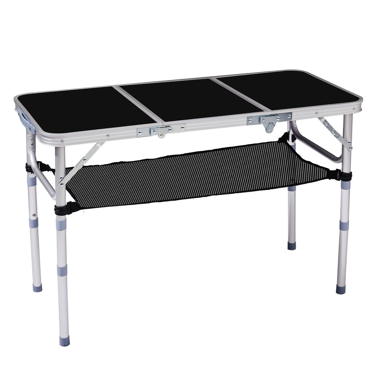 Table de Camping Pliable Hauteur Réglable - Légère