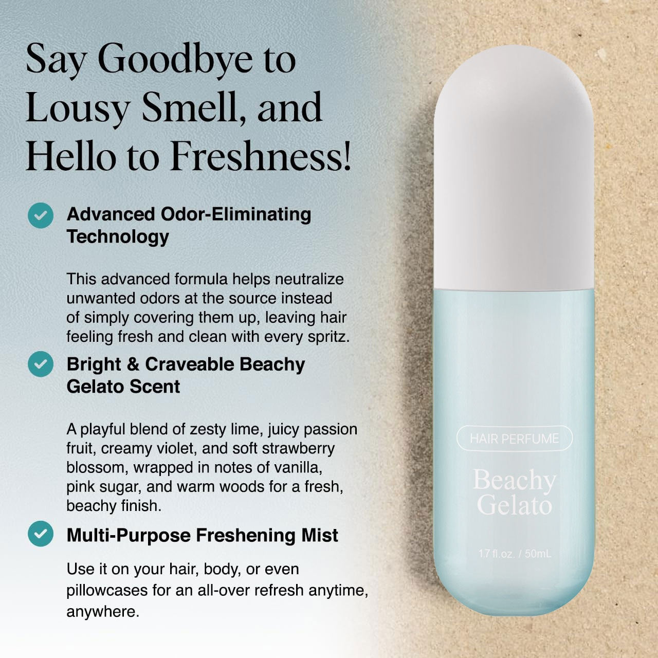 Long-lasting Fragrance, Sweet ScentEncounter Hair Tonic