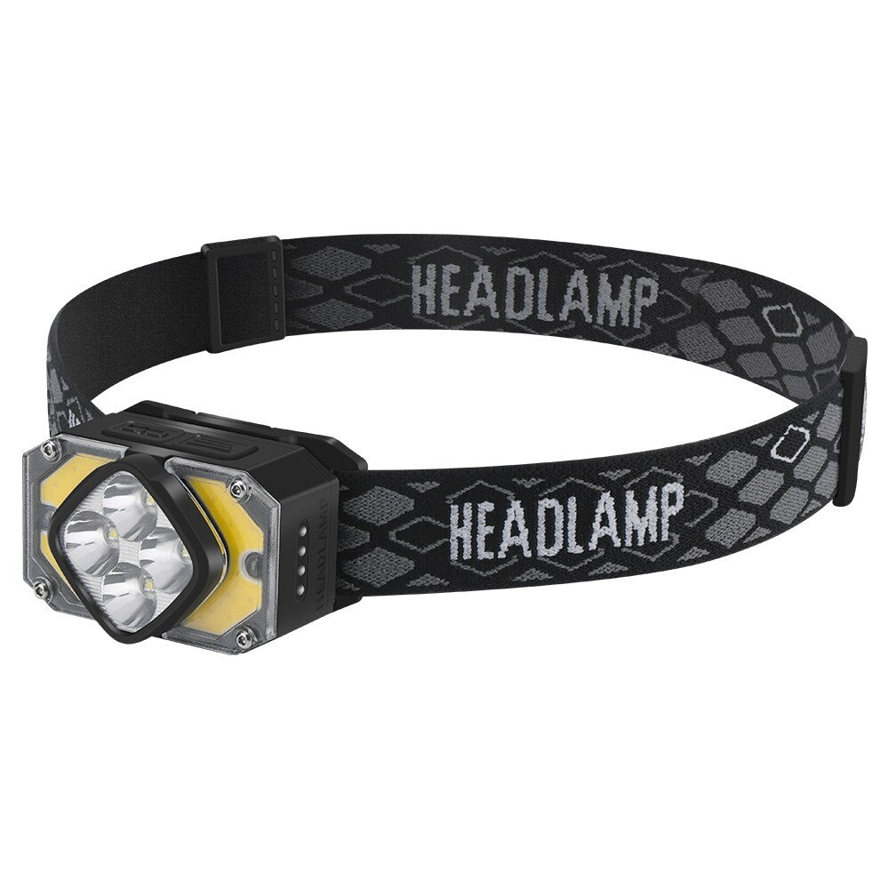 BORUIT BR05 Motion Sensor LED Headlamp Rechargeable Head Torch Lamp Waterproof