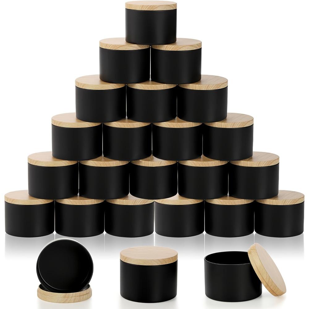 Set Of 12 Transparent Airtight Odor-Proof Candle Jars