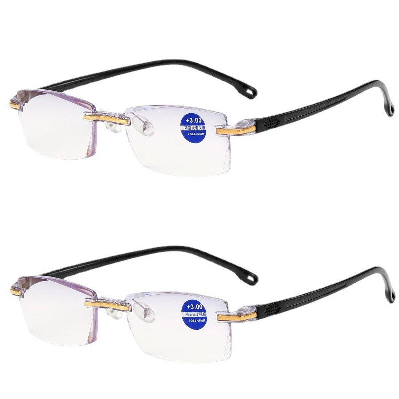 2x Unisex Reading Glasses Men Women Anti Blue Light Reader 1.5