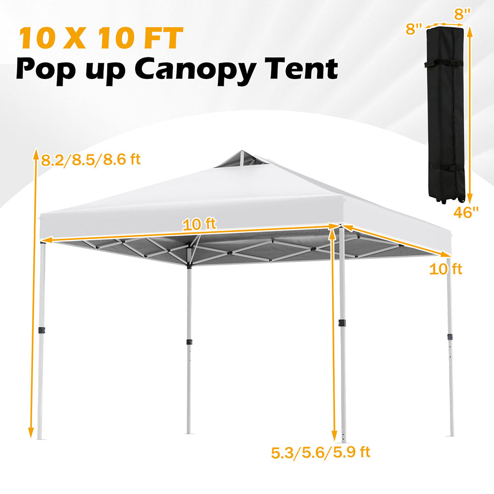 Outdoor Commercial Canopy Tent With Storage Bag For Various Outdoor Adventures, Camping, BBQs, Markets, Etc