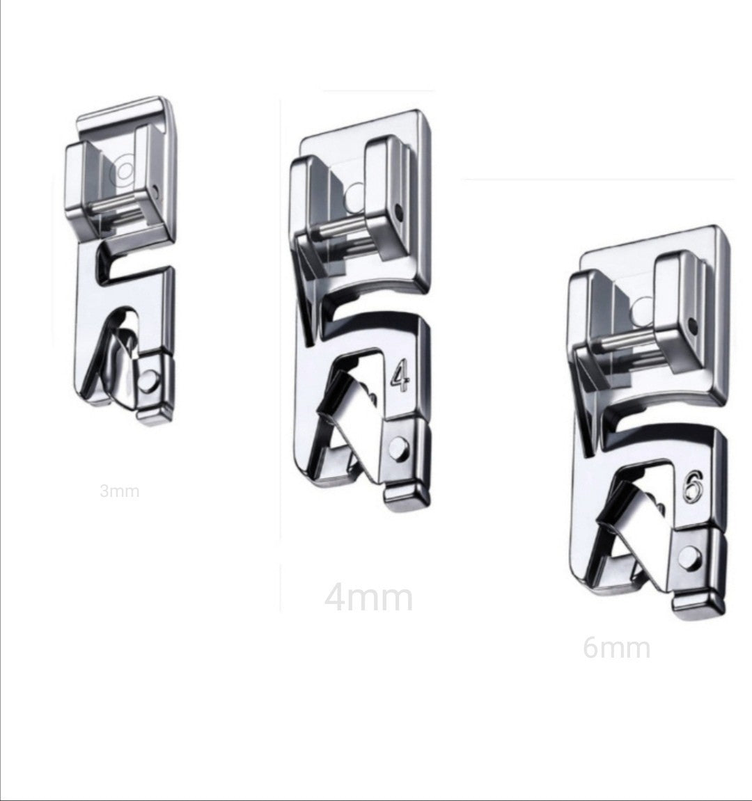 Sewing machine presser foot-3mm +4mm +6mm-1 set