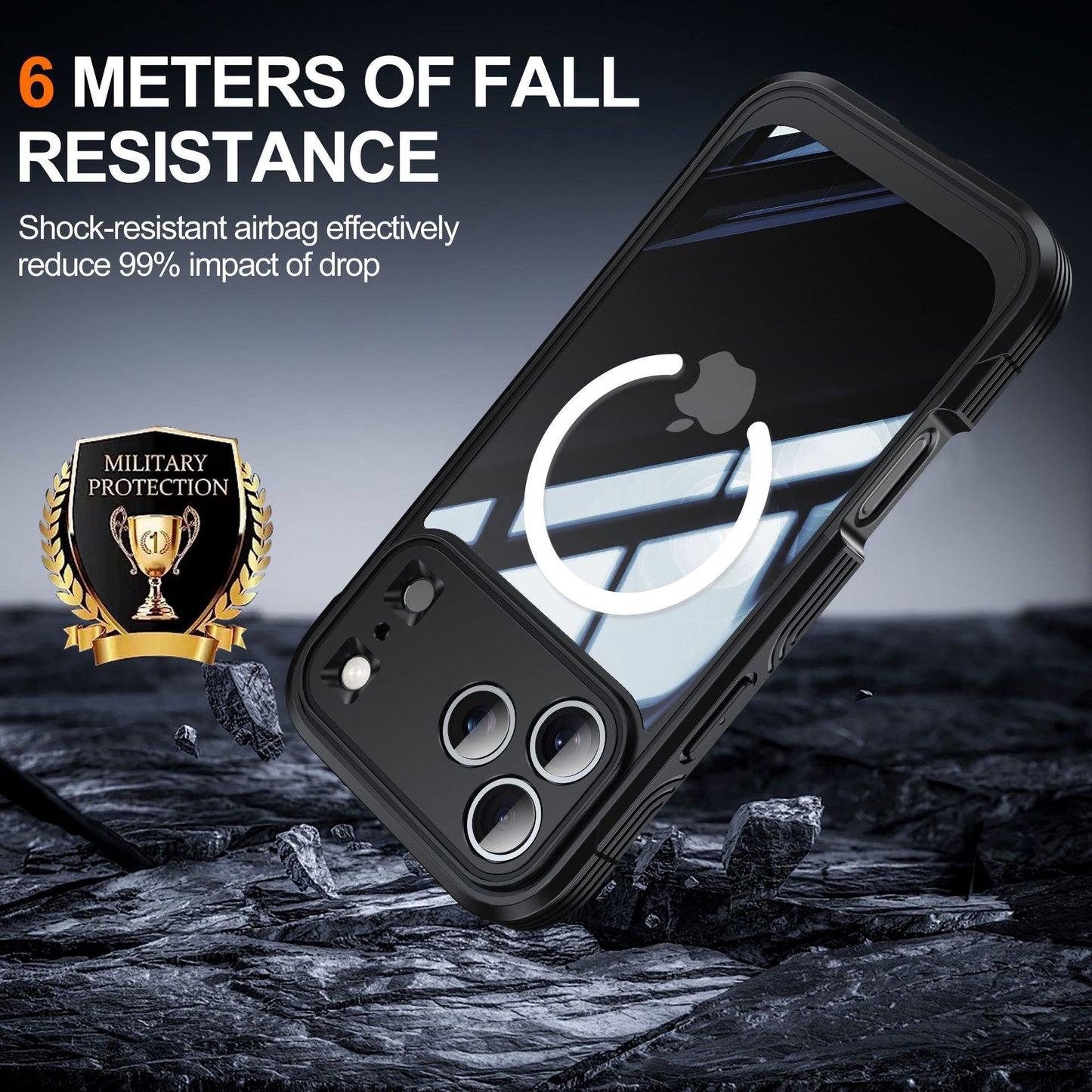 Drop-proof Transparent All-in-one Protective Phone Case