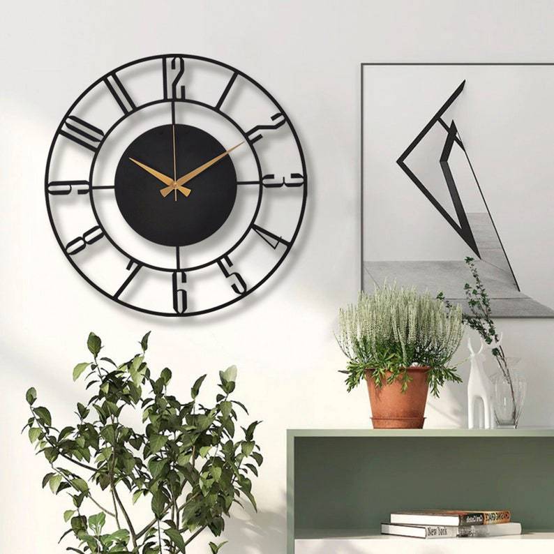 Super Large Creative Simple Digital Wall Clock Home Decoration