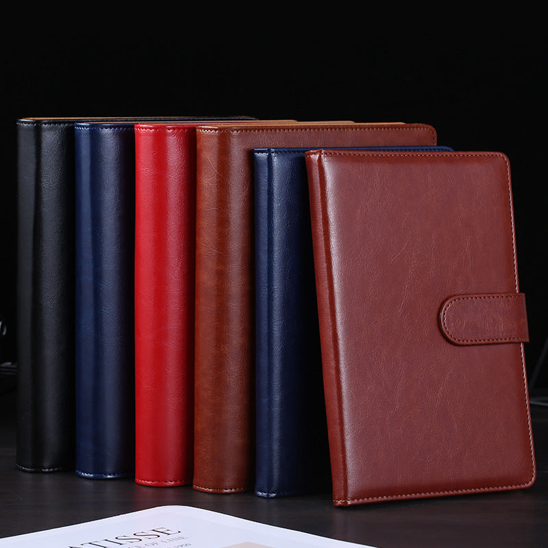 A5 Buckle Business Loose Spiral Notebook