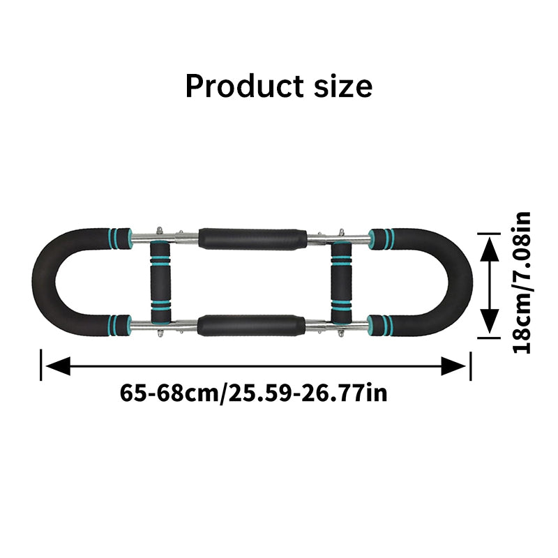 Adjustable Spring Twister Arm Exerciser: Strengthen forearms, triceps & chest. Portable home fitness gear.