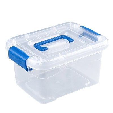 Transparent storage box-blue-small-1 piece