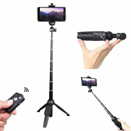 Selfie Stick Tripod 40 Bluetooth Remote Portable For IPhone And Android Phones