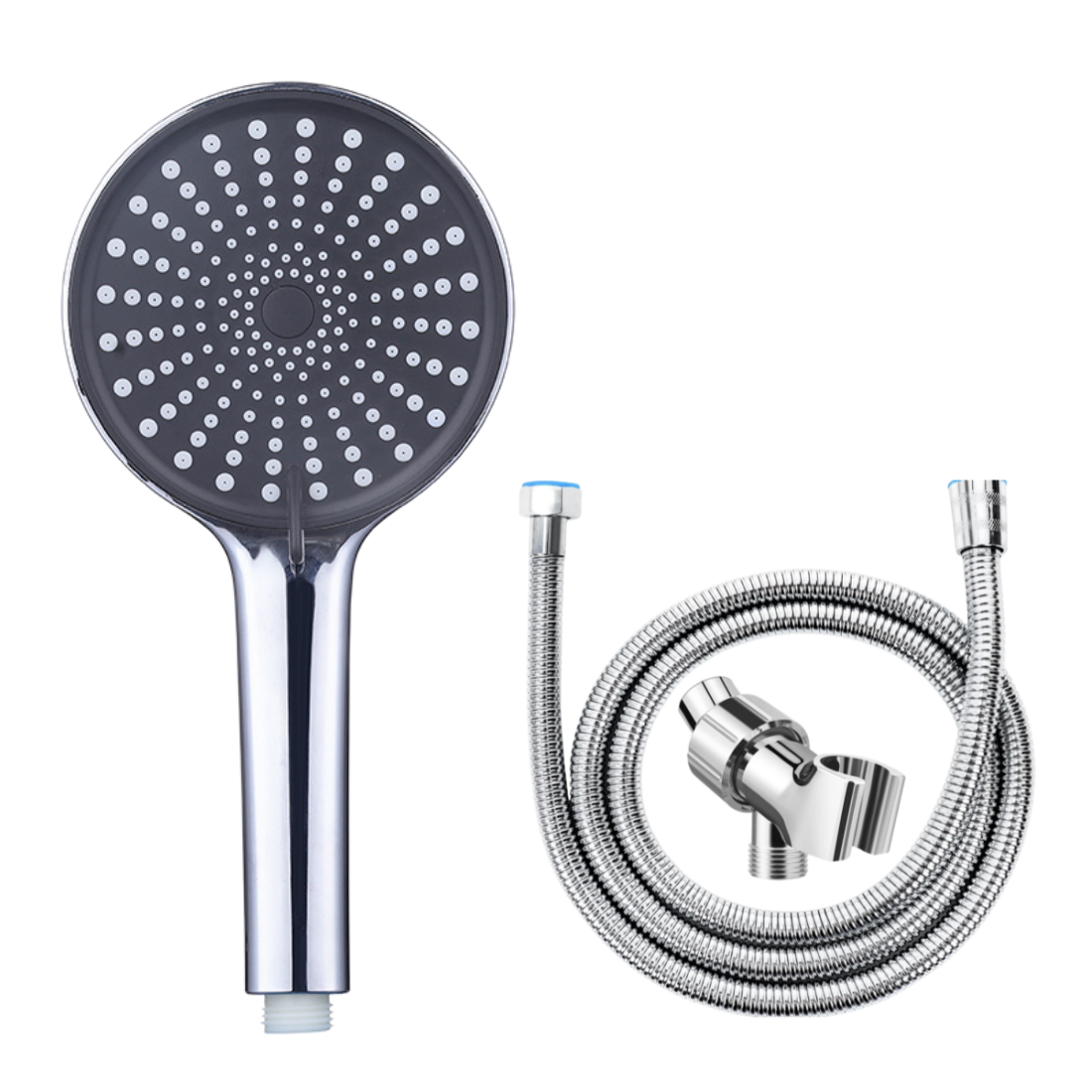 High Pressure Handheld Shower Head With 1.5M Hose And Bracket 3 Spray Modes