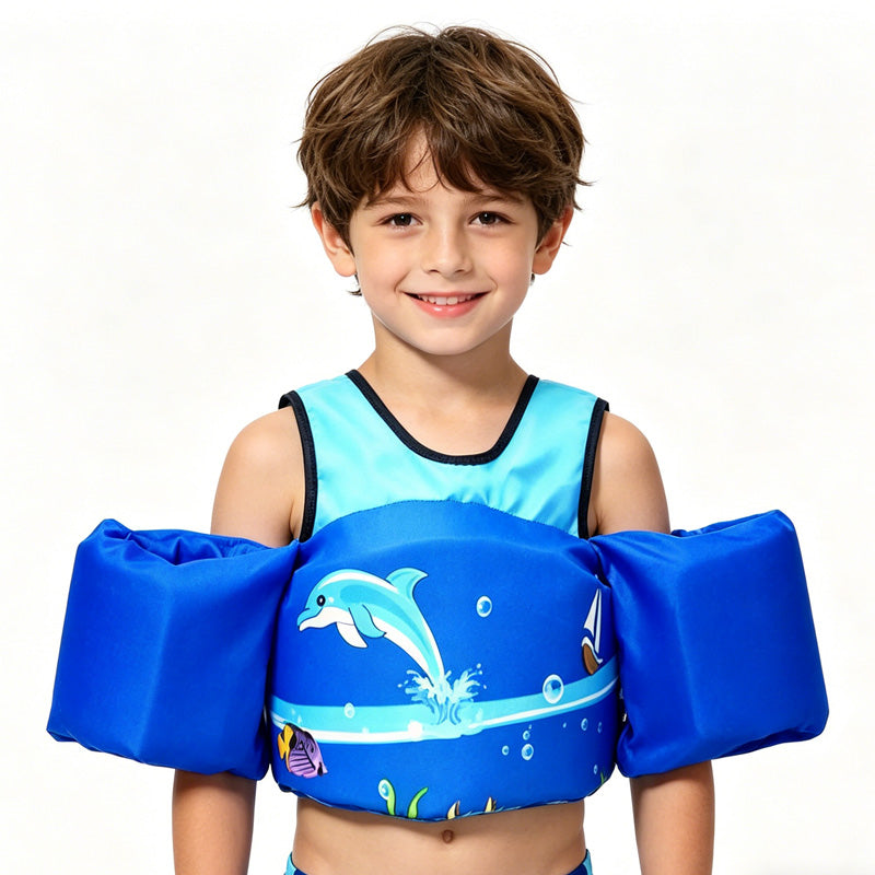 Toddler Swim Vest, Kids Life Jacket Vest, Swim Aid Floats For Swimming Pool, Learn To Swim For 25lbs To 55lbs Toddlers