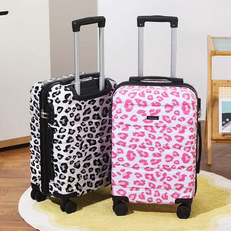 Ensemble de 2 valises 20 pouces avec vanity, coque rigide extensible, roues pivotantes 360° et crochet latéral