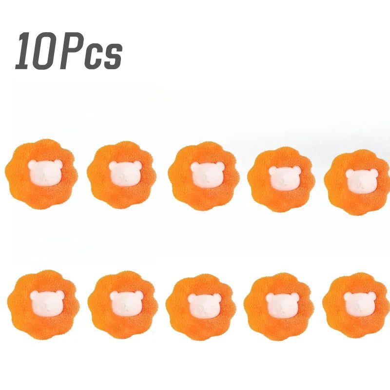 1/5/10PCS Laundry Ball Set Reusable Washing Machine Hair Removal Ball Cleans Lint Fuzz Pet Hair Clothing Household Products Home