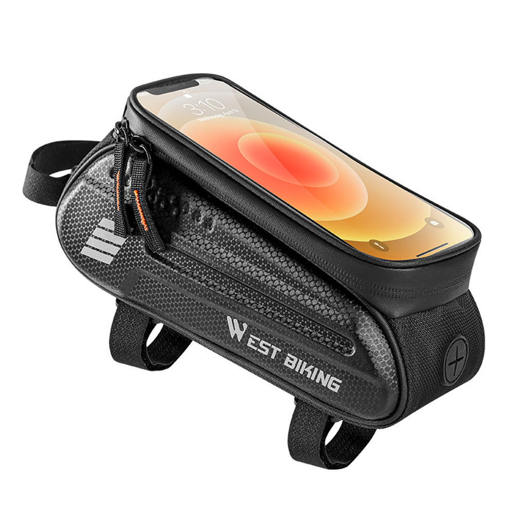 Support pan European shipping--Bicycle Phone Touchscreen Handlebar Bag - 1.5L Large Capacity