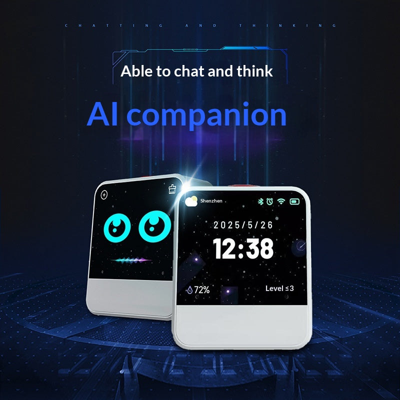 New Product Small Cube Sugar AI Large Model Alarm Clock WiFi Smart Speaker