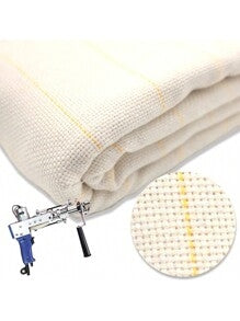 Carpet yellow thread flannel-white-100 * 400cm-1 piece