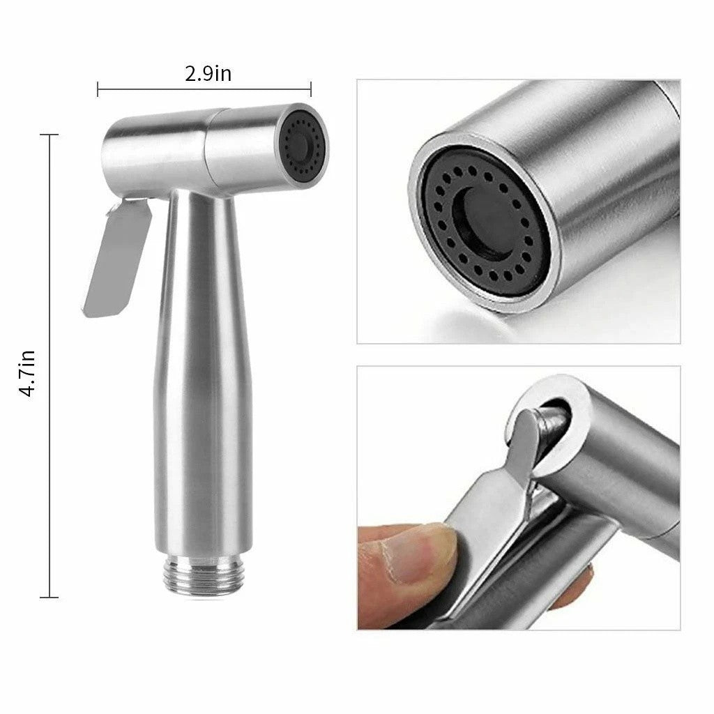 Bidet Douche Toilet Spray Muslim Shattaf Shower Head Hose Sprayer Kit