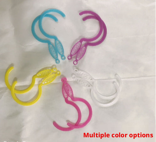 Bed curtain, mosquito net hook-white hook-1 pair of bags