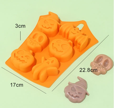 Silicone cake mold-orange YH514/70g-1 set