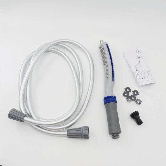 Pet Shower Set-Shower Head +2.5m Shower Pipe + Installation Accessories-1 set