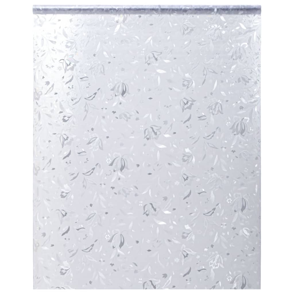 Window Film Matte Floral Pattern PVC Window Film Matte