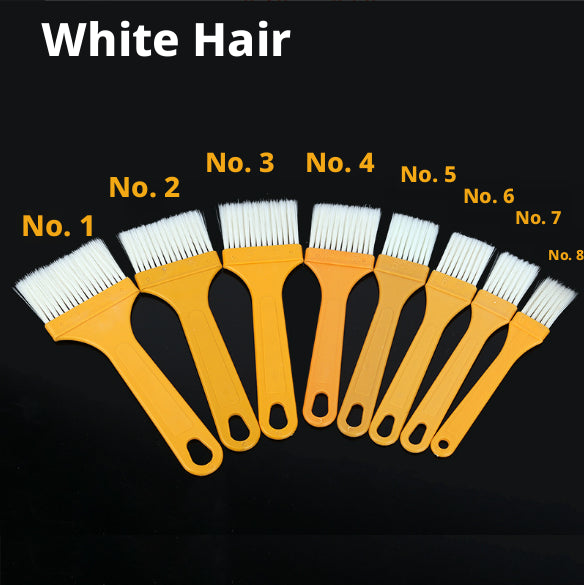 Cleaning Brush-White Hair-Size 1 - 1 pack