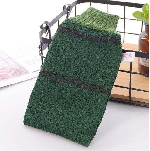 Coarse sand bath towel-green-1 piece