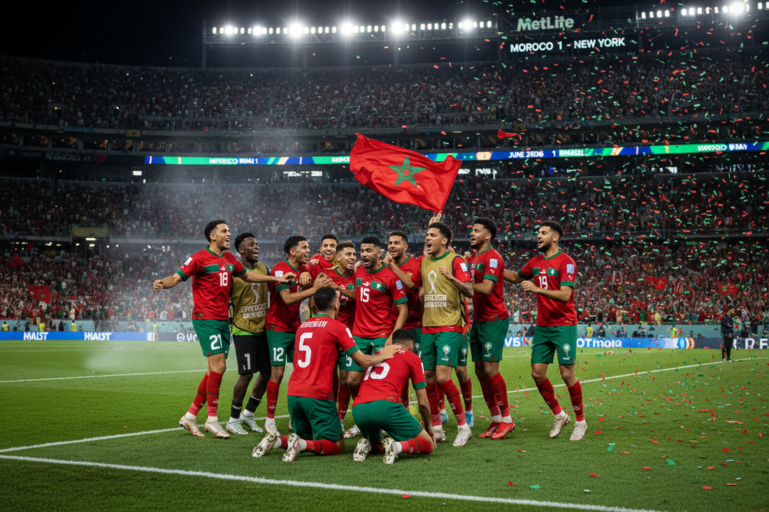 Lions de l'Atlas : le Maroc accroche le Brésil (1-1) et fait trembler le Mondial 2026 !