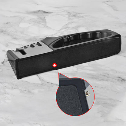 4 - stage kitchen knife sharpener, multifunctional, portable, non - slip base, kitchen gadget