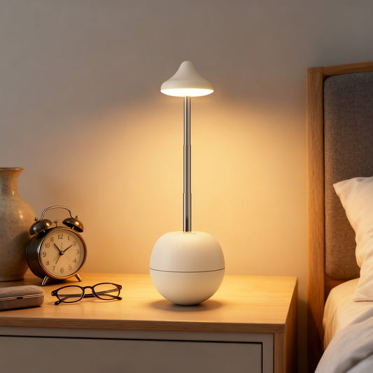 Lampe de table LED rechargeable décorative avec télécommande, veilleuse de chevet