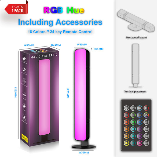 Lampe d'Ambiance LED Réactive au Son - Gaming & Bureau