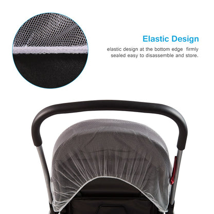 Moustiquaire de Poussette pour Bébé - Filet Protecteur
