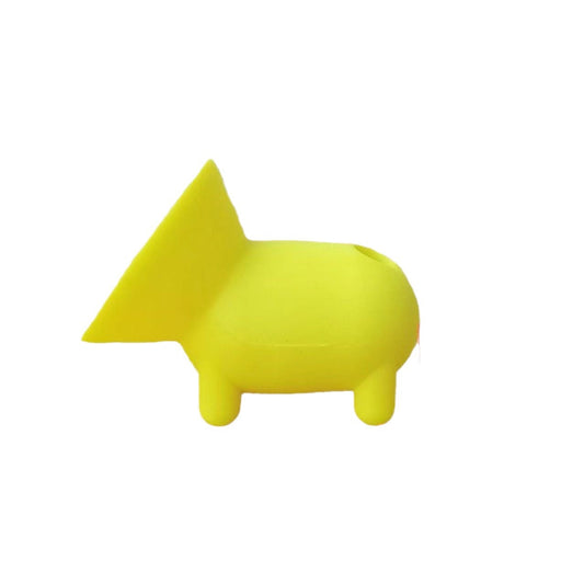Piggy suction cup mobile phone holder-yellow-1 pack