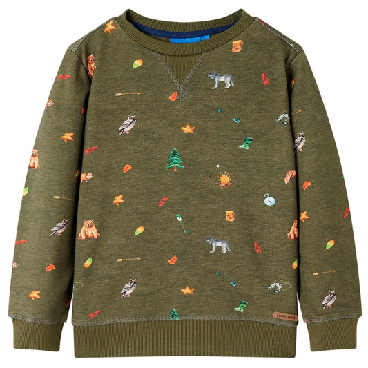 Children's sweatshirt khaki size 116