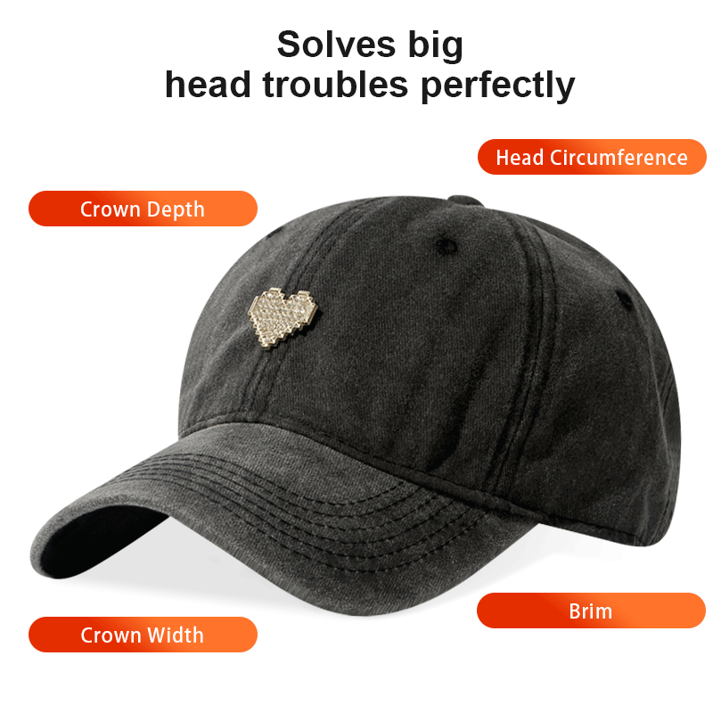 Casquette Baseball Flocon Strass - Vintage Lavé