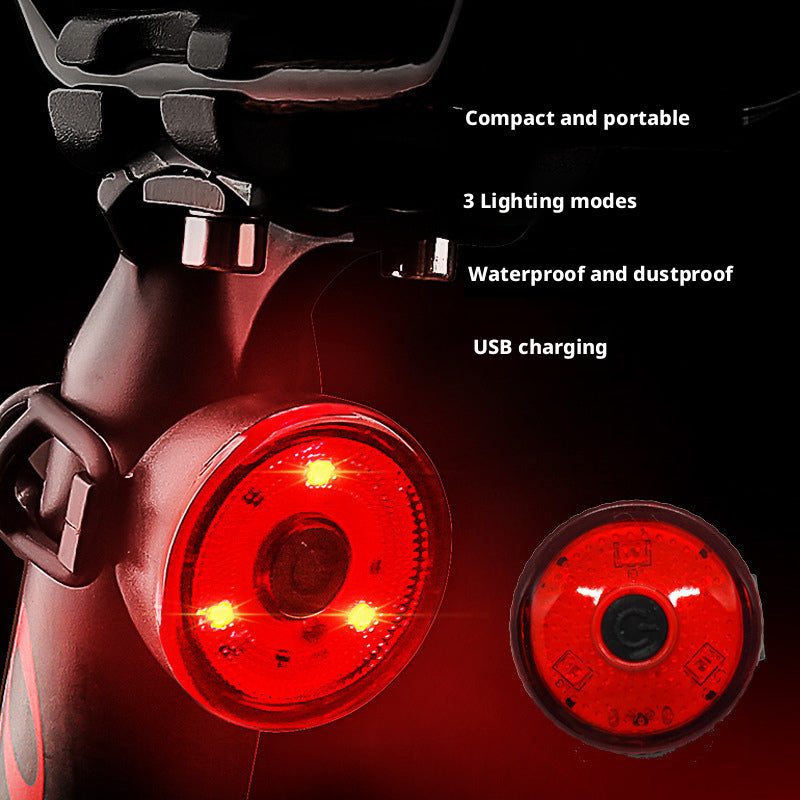 Bicycle night riding taillight-red-1