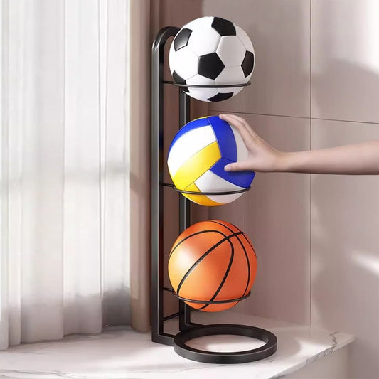 Basketball Ball Storage Rack Football Volleyball Basket Stand Holder Organizer
