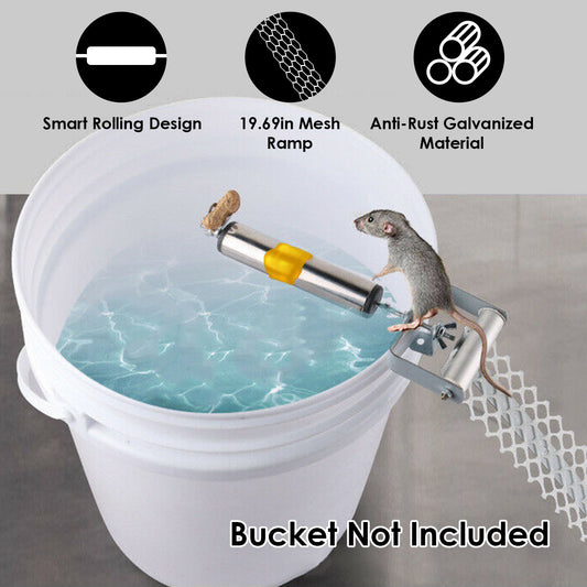 Piège à Souris/Rats Sans Cruauté avec Rampe - Réutilisable