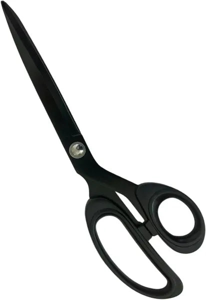 Black Fabric Scissors For Adults,Titanium Coating With Stainless Steel Blade, For Dressmaking, Leather Professional Sewing Fabric, Crafting And Home General Use, 10 Inch
