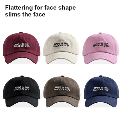 Casquette Dad Hat Brodée "Made in the Image of God" - Vintage