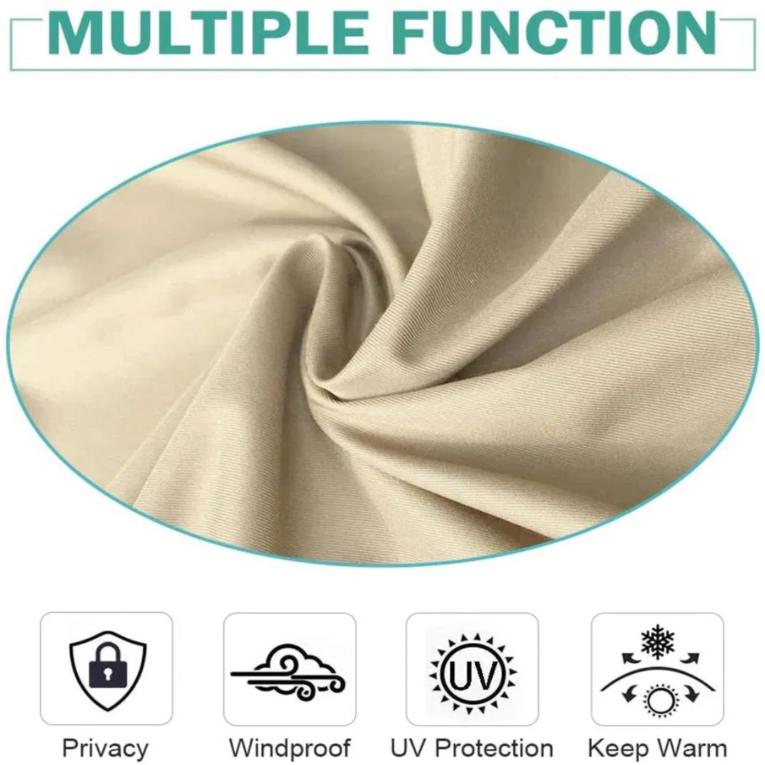 50 In. W X 84 In. L Indoor Outdoor Window Curtain 1 Panel