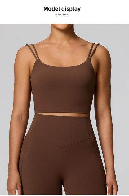 Brassière de Sport Dos Ouvert Anti-choc - Yoga & Running