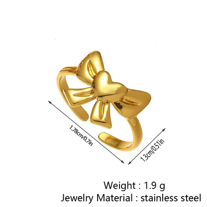 Bague Ouverte Acier Inoxydable Unisexe - Style Minimaliste
