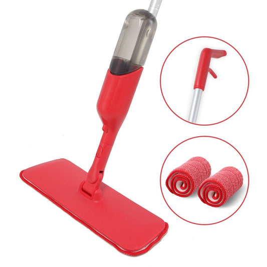 Spray Flat Mop Microfiber Pads Floor-Tile Kitchen Bathroom Living Room Cleaning