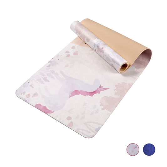 Yoga Mat, Exercise Yoga Mat Print With Non-Slip Design, Professional TPE Exericise Mat, 72  X 24  Multi-Purpose Workout Mat For Women, Pilates Fitness And Floor Exercises
